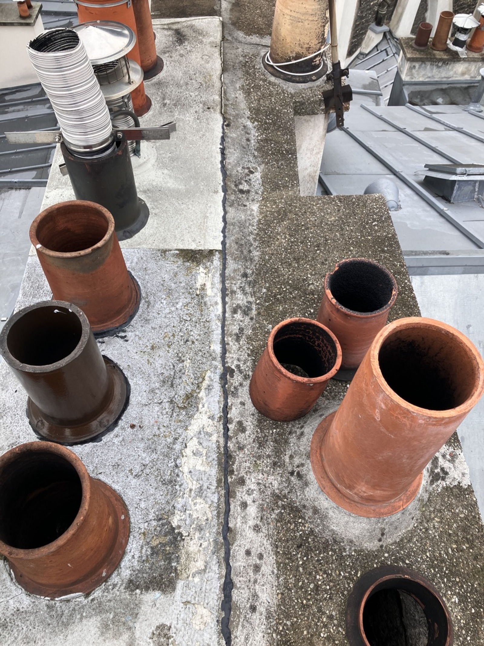 Réfection de souches de cheminée à Paris