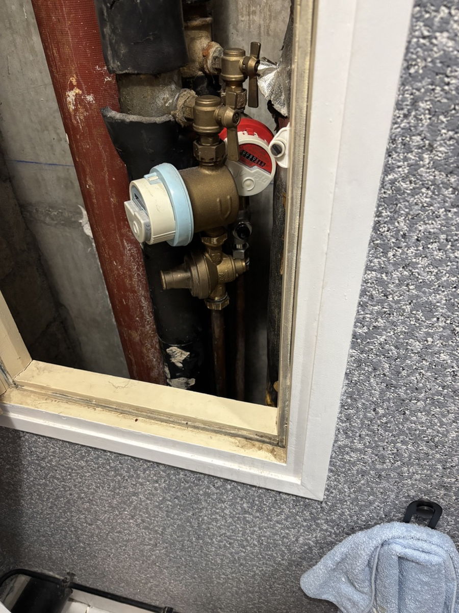 Pose d'une vanne de sectionnement en laiton — photo 4
