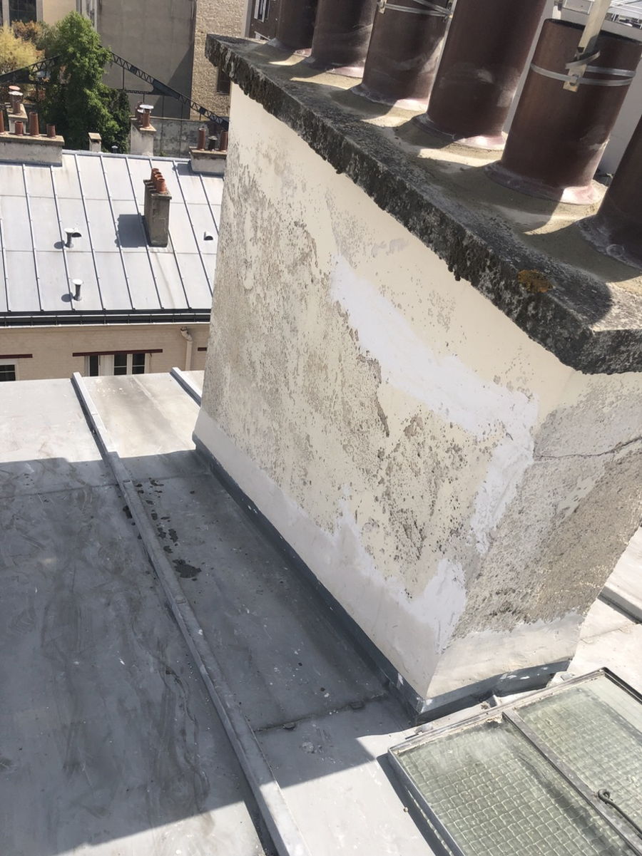 Réfection de solin et rebouchage sur toiture à Levallois-Perret — photo 4